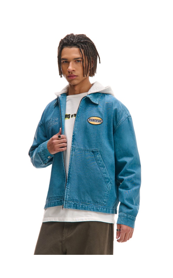 鶏舎 / WASHED HEAVY WEIGHT LONG SLEEVE 80 FRIES INKED PT BIG LONG SLEEVE(FREE SIZE Charcoal): Yohji