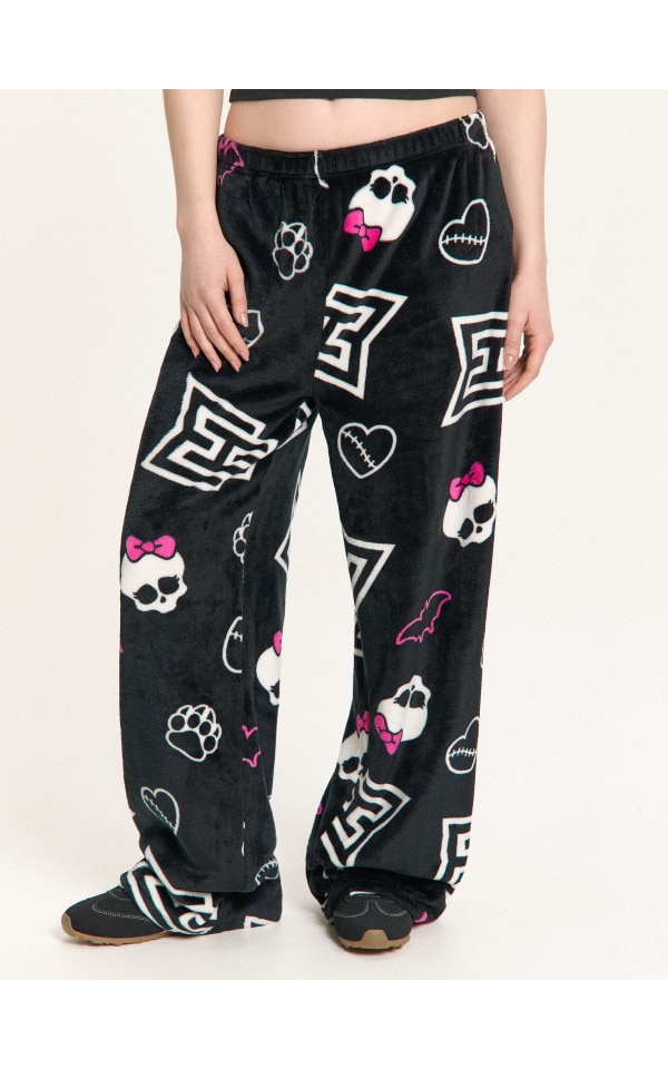 Pantaloni Monster High Culoare negru - CROPP - 169IF-99X
