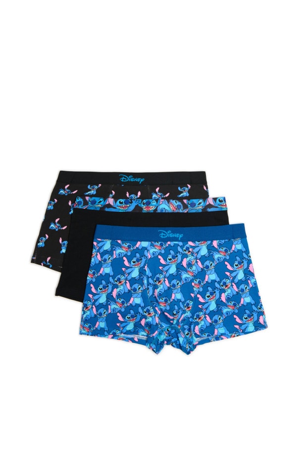 Set de 3 perechi de boxeri Lilo and Stitch Culoare bleumarin