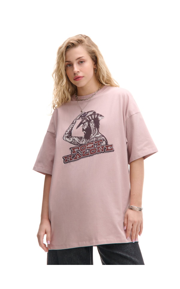 Tricou cu imprimeu Post Malone Culoare lavand - CROPP - 258CV-04X