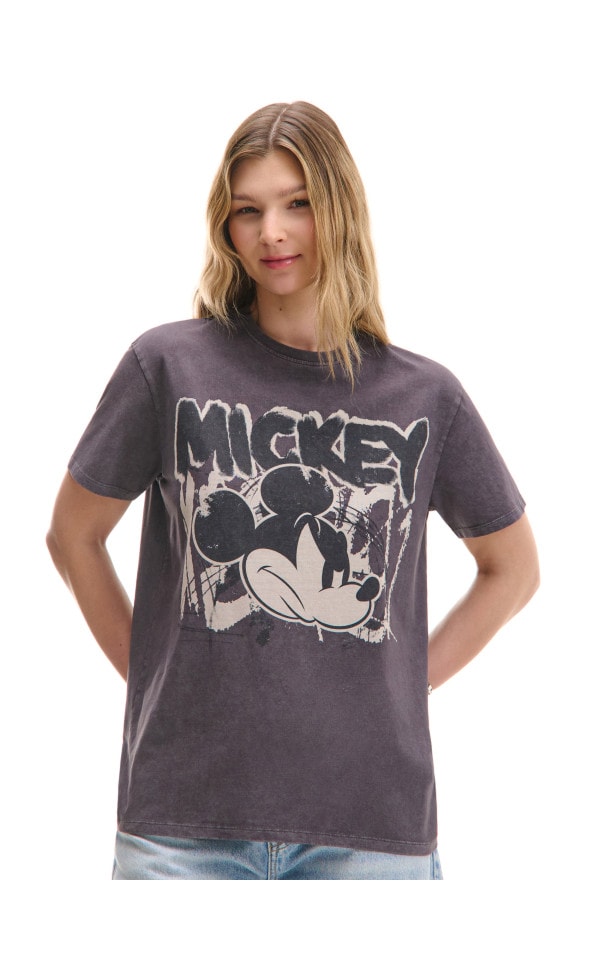 Miki Koszulka z nadrukiem Myszki Miki - CROPP - 261CV-90M
