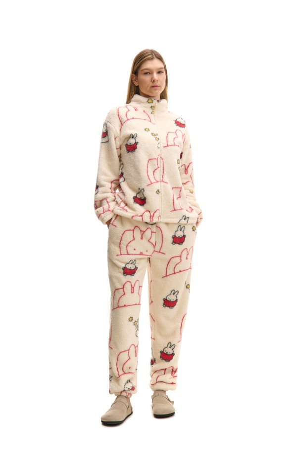 Pijama de pluș Miffy Culoare crem - CROPP - 595FZ-01X