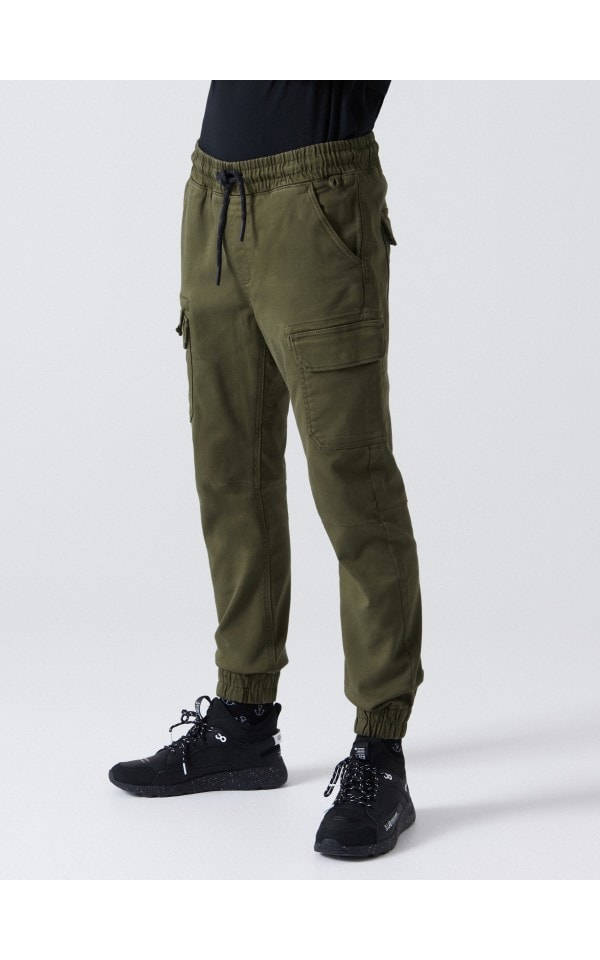 新品　BRIEFING CE MESH CARGO JOGGER PANTS M Pantaloni jogger cargo Culoare verde - CROPP - 6730D-87X