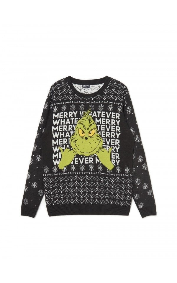 Jersey navideño Grinch Color Negro - CROPP - 6779X-99X