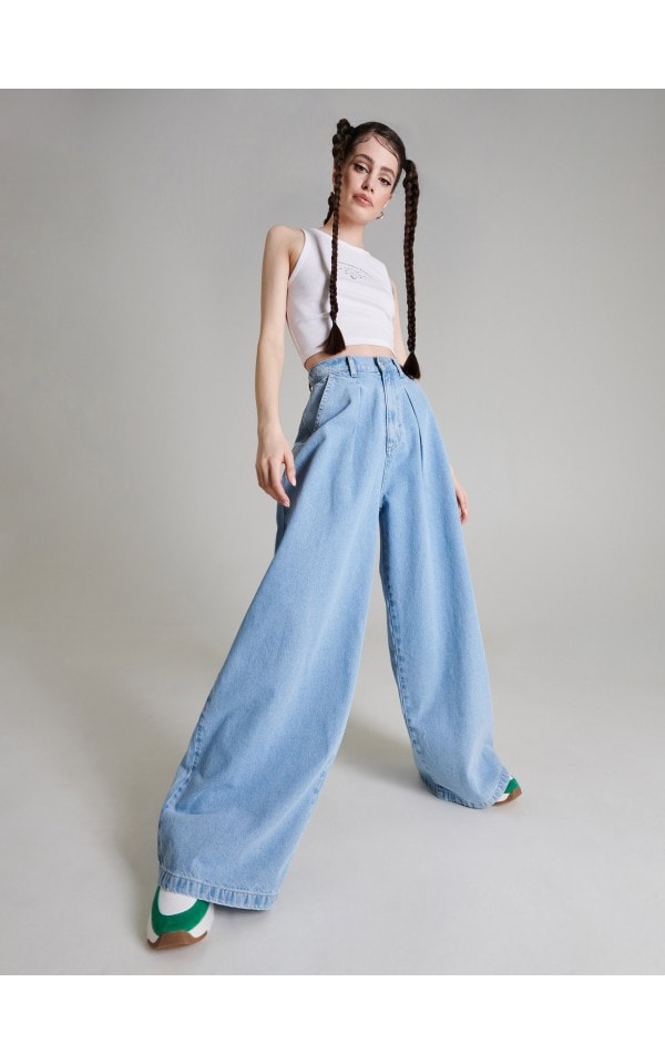 Jeansy wide leg - CROPP - 9162M-05J