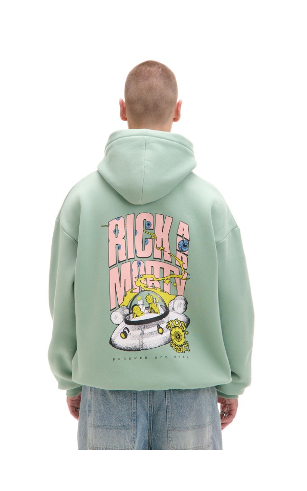 Snuddie Hombre RICK AND MORTY Sudadera Con Capucha Para Hombre Con