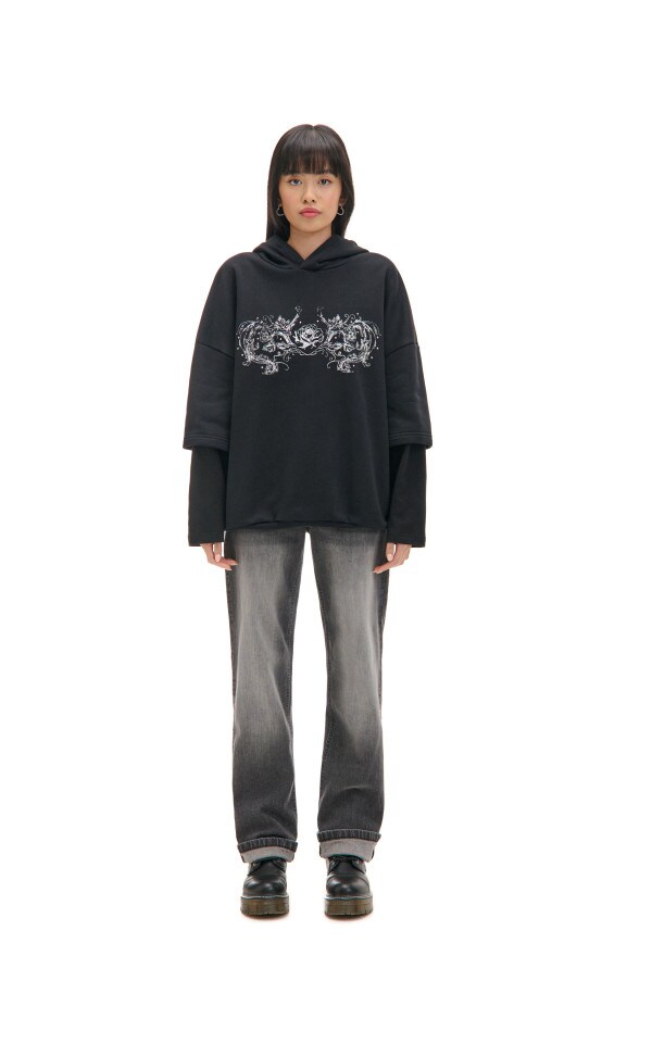 【Rosen Kreuz】CROPPED 2WAY FUR HOOD MA-1 Rosen Kreuz】CROPPED 2WAY FUR HOOD MA-1 | OUR BRAND,Rosen