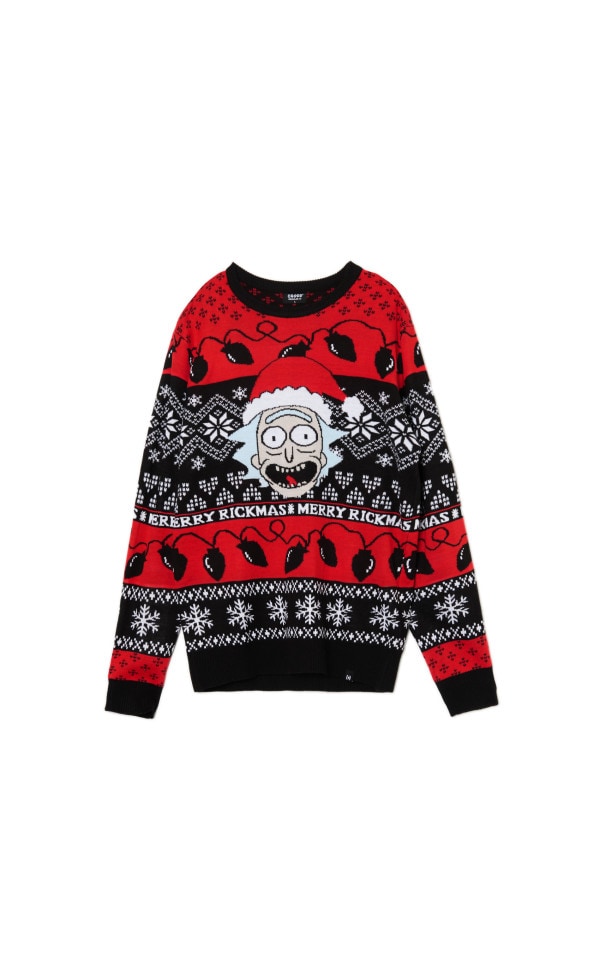 Sweater navideño rick and morty sale