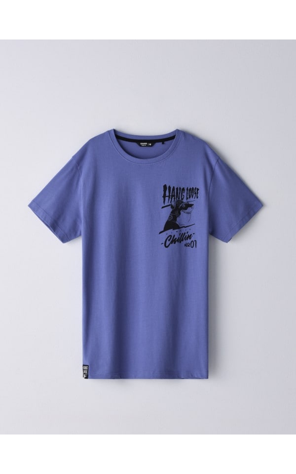 Tricou cu inscripţie pe spate Culoare violet - CROPP - YJ188-45X