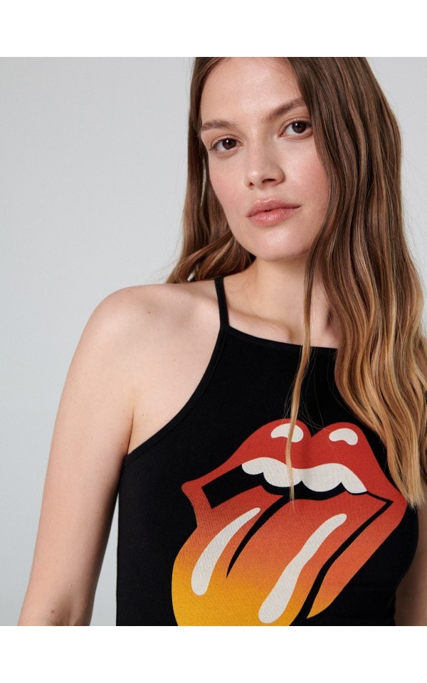 Rolling stones crop deals top forever 21